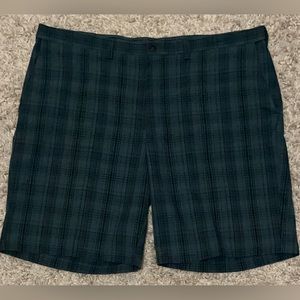 Haggar Cool 18 Plaid Shorts - Classic Fit, Expandable Waist